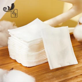 Cosmetic Cotton Supplier - Biodegradable Disposable Round 100% Pure Cotton Lint Free Cosmetic Cotton Pad Wholesale