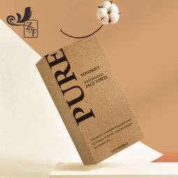 Cotton Pads Manufacturer - OEM Kraft Paper Makeup Disposable Cotton Face Pads Degradable Cotton Makeup Remover Pads