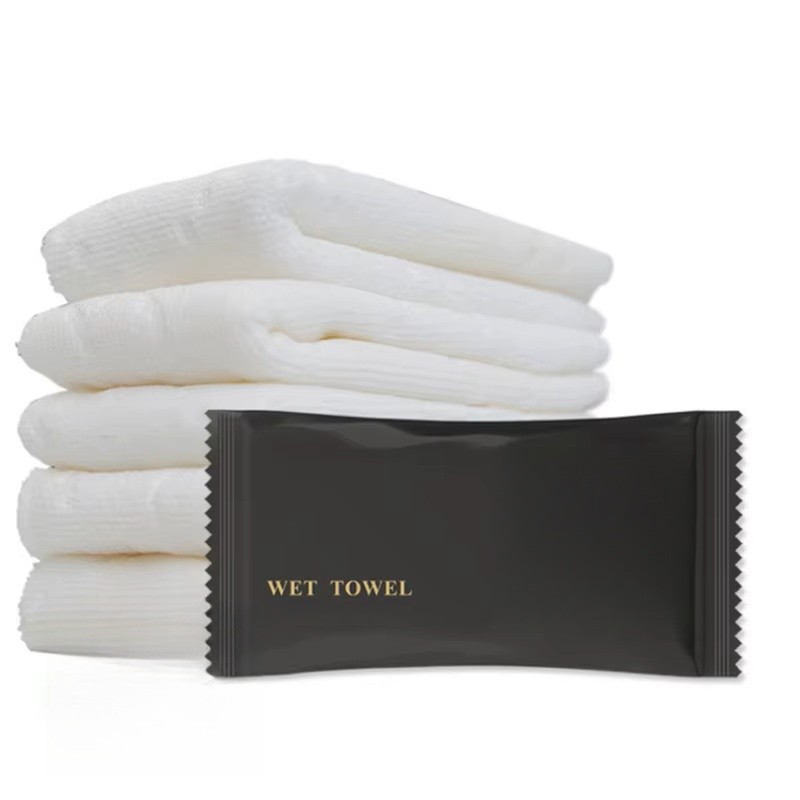 Hotel Towel Supplier - Custom Hotel Disposable Refreshing Hot and Cool Towel Individual Wrap Logo-Customized