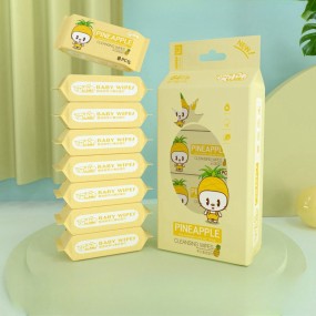 Baby Wipes Supplier - Great for Sensitive Skin Mini Organic Baby Cleaning Wipes Custom Sheet Size Pack