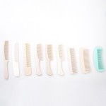 发梳供应商-高品质环保可生物降解麦秆发梳女性用小号塑料