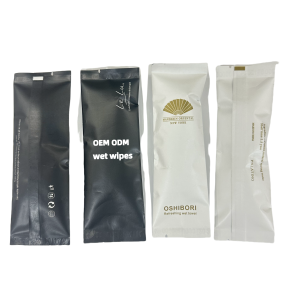 Hand Sanitizer Wipes Factory - Custom Packaged Hand Sanitizer Wet Wipes Personalized Wet Towel for Restaurant Use