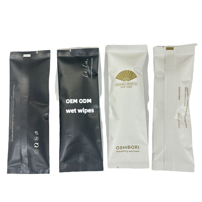 Hand Sanitizer Wipes Factory - Custom Packaged Hand Sanitizer Wet Wipes Personalized Wet Towel for Restaurant Use