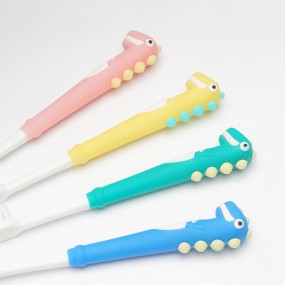 Kids Toothbrush Factory - Toothbrush for Kids Dinosaur Shape Personalized Design Anti Slip Travel Toothbrush