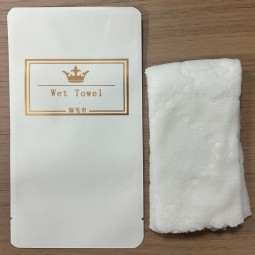 湿巾厂家-定制独立包装清爽香型湿巾餐厅酒店酒吧用