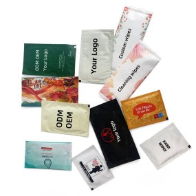 Cleaning Wipes Factory - Custom Design Single Packed Cleaning Wet Tissue Individual Hand and Mouth Wipes