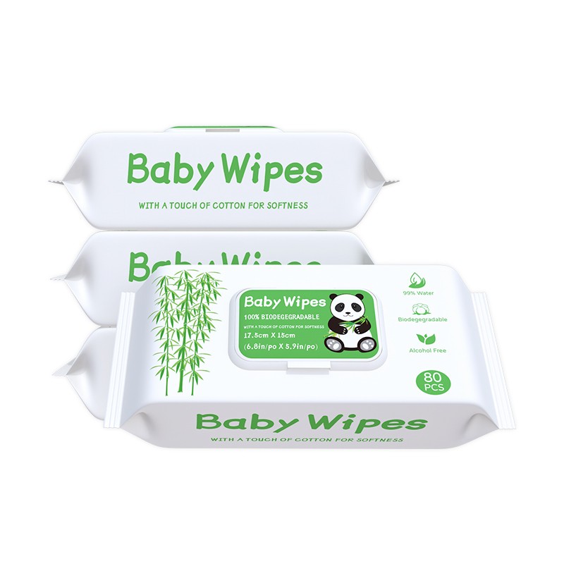 Baby Wipes Factory - OEM ODM Biodegradable Paper Packaging Antibacterial Sensitive 100% Bamboo Baby Wet Wipes