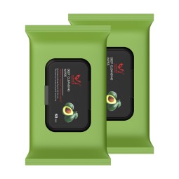 卸妆产品厂家-定制生产死海矿物湿巾含芦荟60片卸妆