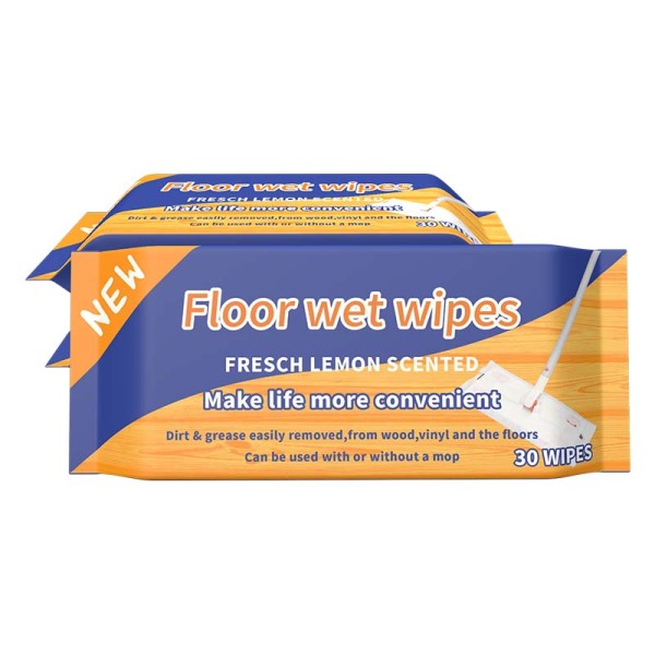 Floor Wipes Manufacturer - No Pigment Healthcare Customized Spunlace Non-woven Fabric Floor Wet Wipes Flash Speed