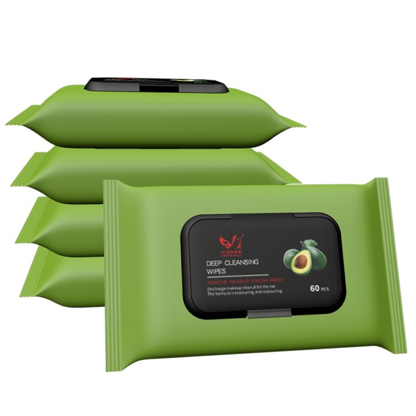 Face Cleaning Wipes Supplier - Private Label Lingettes De Maquillantes Wipes Face Cleaning Wipes with Plastic Cover