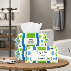 Cotton Wipes Factory - Custom Multi-purpose Dry Wet Pearl Pattern