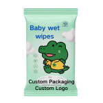 婴儿清洁湿巾工厂-定制私标水刺无纺布