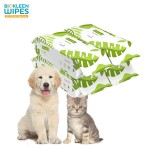 Cleaning Wipes Supplier - Biokleen Great Quality 100pcs Safe Ingredients Puppy Cleaning Wipes Pet Safe Wet Wipes