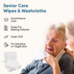 Wash Cloth Factory - Biokleen 75Ct/Bag Wash Cloth Hospital Dry Patient Bathing Wipes Dry Wipes