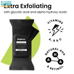 Makeup Towel Manufacturer - OEM 25pcs Super Soft Detoxifying Activated Bamboo Charcoal Makeup Towel Remover Men Wipe