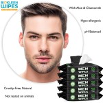 Body Wipes Factory - Biokleen OEM Free Sample 50 Count Men Wipes Flushable Deodorant Wipes Body Wet Wipes for Men