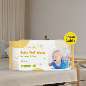 Baby Wipes Manufacturer - Biokleen OEM 60ct Baby Wipes for Sensitive Skin Hypoallergenic Baby Wipes Wet Towels for Babies