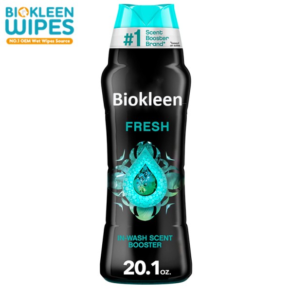 凉爽棉厂家-Biokleen代工免费样品20.1盎司凉爽棉不可阻挡洗中香氛增强珠洗衣用
