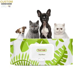 Eco Organic Wipes Factory - Biokleen 100ct Pet Wipes Dog Wipes Eco Organic Pets Ear Eye Wipe Hypoallergenic for Dog