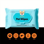 Pet Wet Wipes Factory - Biokleen Custom 60PCS Disposable Eco-friendly Biodegradable Bamboo Pet Dog Wet Grooming Wipes