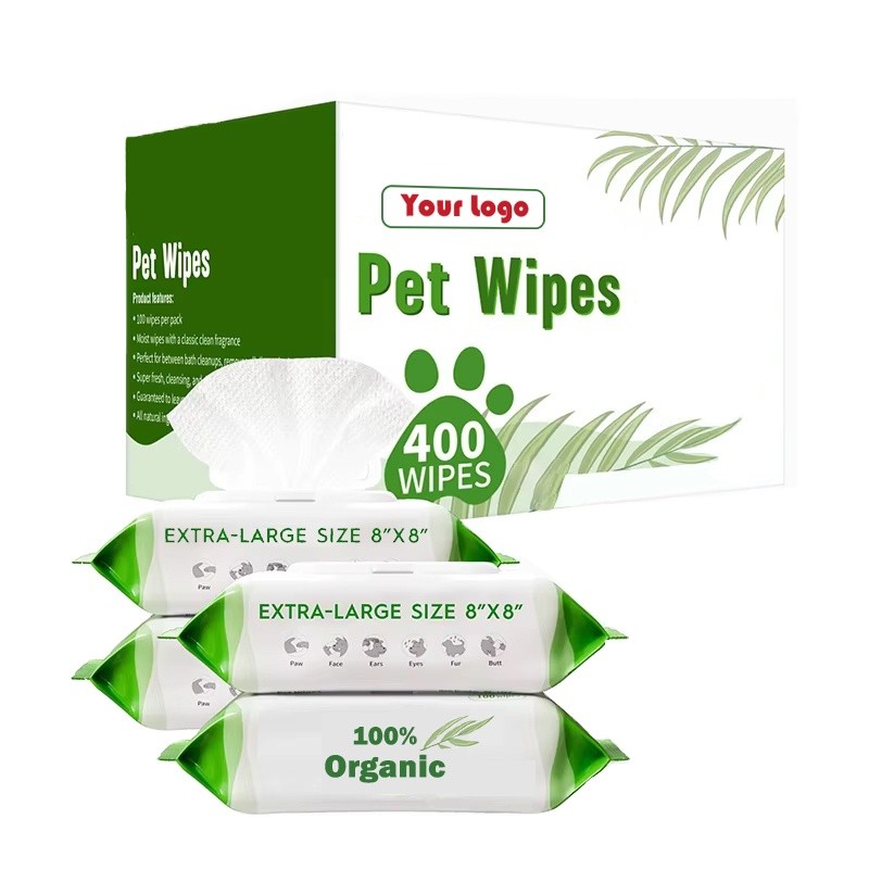 Dog Wipes Supplier - Biokleen Custom China Manufacturer 100 Extra Thick Organic Lavender Scented Dog Wipes for Paws
