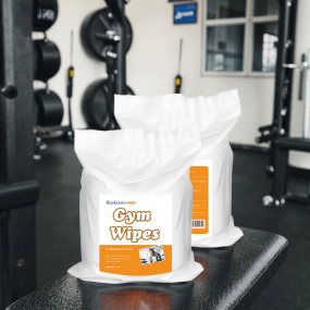 Fitness Wipes Manufacturer - Biokleen Gym Wipes Roll 1200ct Multipurpose Fitness Equipment Wipes Refill Gym Cleaning Wipes