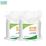 Wet Wipes Factory - Biokleen Custom Natural Heavy Duty Wet Wipes Hand Gym Fitness Cleansing Wipes Floor Standing Gym