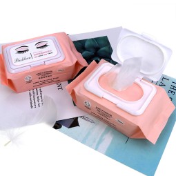 Facial Cleansing Wipes Supplier - Biokleen OEM Free Sample 120ct Makeup Remover Wet Facial Cleansing Cosmetic Oil Free