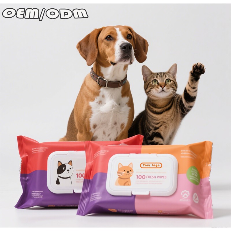 Multi-Purpose Wipes Supplier - Biokleen Bulk Convenient 100ct Dog Wipes Pet Wipes Multi-Purpose Wet Wipes for Keeping