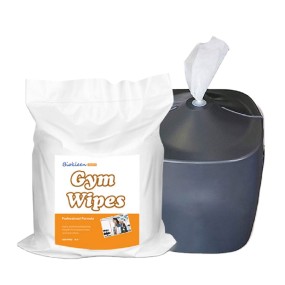 Multi-surface Wipes Supplier - Biokleen OEM 800/1000/1200 PCS Multi-surface Fitness Equipment Wipes Gym Wet Wipes