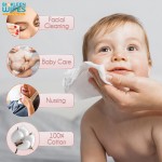 Face Towel Manufacturer - Biokleen 60 Count Bamboo Disposable Face Towel Biodegradable Large Dry Face Wipes Extra Thick