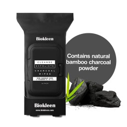 Travel Size Wipes Supplier - Biokleen Travel Size 25 Soft Detoxifying Face Wipes Deep Pore Cleanser Makeup Remover
