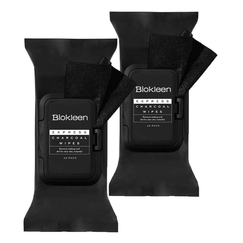 Makeup Towel Manufacturer - OEM 25pcs Super Soft Detoxifying Activated Bamboo Charcoal Makeup Towel Remover Men Wipe