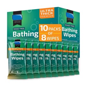 Travel Size Wipes Factory - Biokleen OEM 8 Travel Size Big Size Organic Disposable Flushable Patient Incontinence Pad