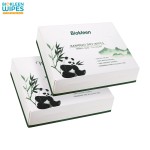 Face Towel Manufacturer - Biokleen 60 Count Bamboo Disposable Face Towel Biodegradable Large Dry Face Wipes Extra Thick