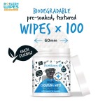 环保湿巾厂家-Biokleen定制100片大号舒缓应激皮肤环保植物基