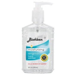 Hand Sanitizer Manufacturer - Biokleen Factory Supply Custom 8 Fl Oz Pump Bottle Original Hand Sanitizer Non-Drying