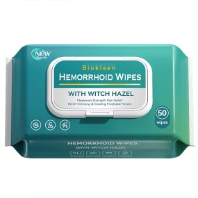 止痛湿巾厂家-Biokleen最大强度止痛舒缓缓解清洁降温可冲散湿巾