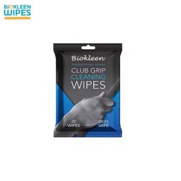 Golf Wipes Supplier - Biokleen OEM 20 Count Powerful Cleaner Removes Grime Dirt Sweat Unscented Golf Club Grip