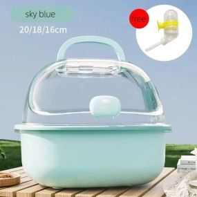 Pet Carrier Manufacturer - OEM Portable Hamster Kennel with Bottle