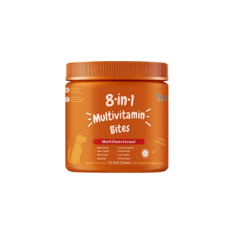 8-in-1 Dog Vitamin Soft Chews Factory - OEM Custom Logo Multivitamin
