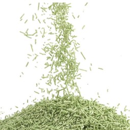 豆腐猫砂生产厂家-可定制1.5-3mm可冲结团砂