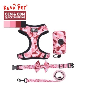 Pet Accessories Set Supplier - Camouflage Collar Leash