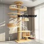 Cat Climbing Tree Supplier - Wooden Sisal Scratcher