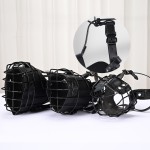 Dog Muzzle Supplier - Black Adjustable Cowhide