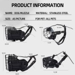 Dog Muzzle Supplier - Black Adjustable Cowhide