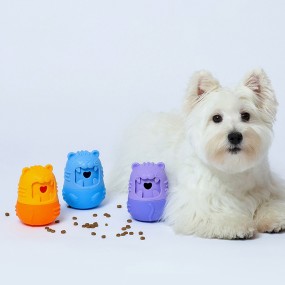 Dog Feeder Toy Supplier - Silicone Puzzle Design