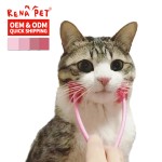 猫按摩器厂家-粉色ABS脸部按摩棒