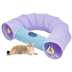 Cat Play Tunnel Manufacturer - Purple Breathable Foldable