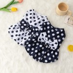 Pet Dress Factory - Summer Bowknot Flower Dot